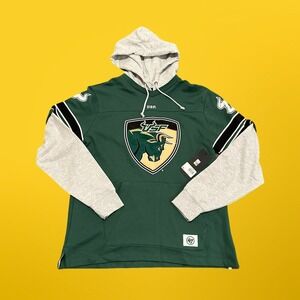 USF South Florida Bulls 47 Brand Pullover Hoodie Elm Green Men's XL